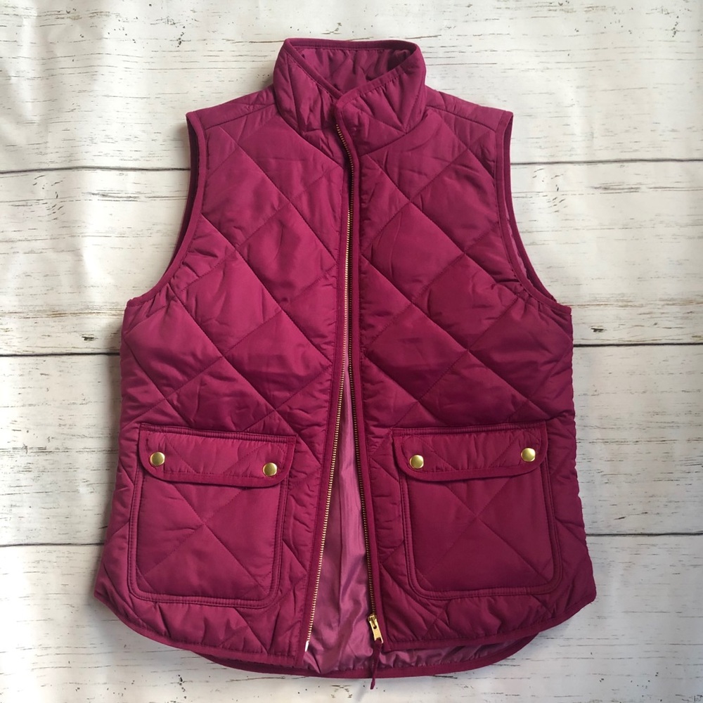 J Crew puffer quilted vest